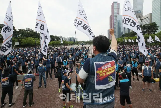 韓国宅配業界、過労死防止案に暫定合意…ゼネストは終了（画像提供:wowkorea）
