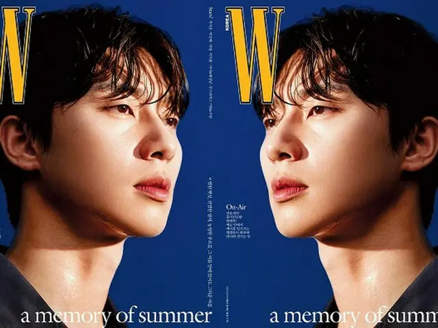 俳優パク・ソジュン、夏のビューティー画報で「W KOREA」表紙に登場（画像提供:wowkorea）