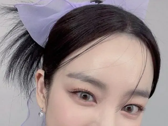 女優イ・ユビ、パープルプリンセスに変身...メイクアップで変わった雰囲気（画像提供:wowkorea）