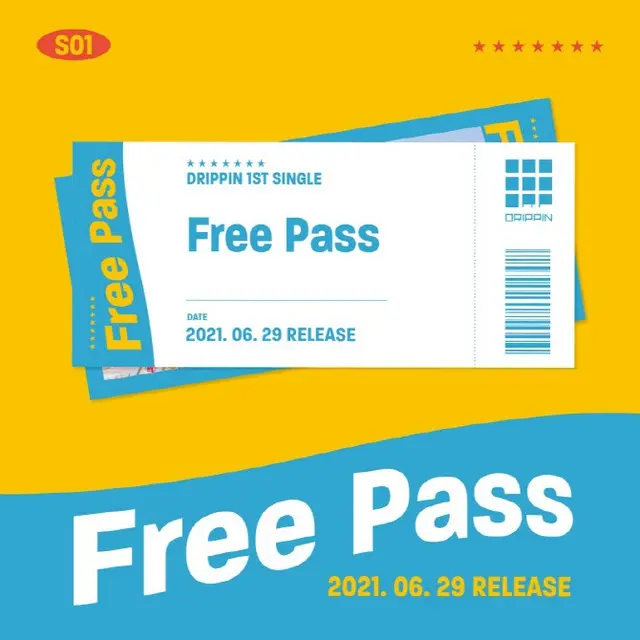 「DRIPPIN」、29日にカムバック！1stシングル「Free Pass」発売（画像提供:wowkorea）