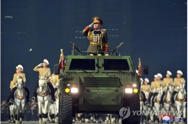 北朝鮮が今年1月に開催した閲兵式（軍事パレード）の様子（資料写真）＝（聯合ニュース）