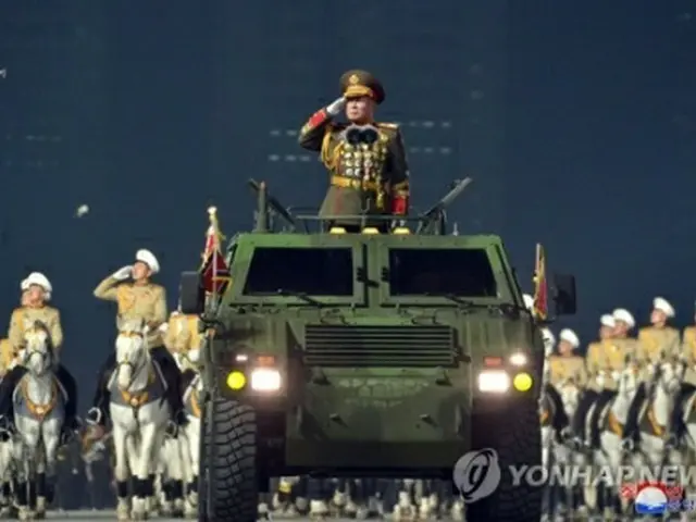 北朝鮮が今年1月に開催した閲兵式（軍事パレード）の様子（資料写真）＝（聯合ニュース）