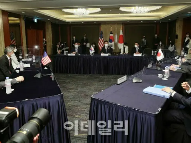 韓国ソウルのロッテホテルで「日米韓 北核首席代表協議」が開かれた（画像提供:wowkorea）