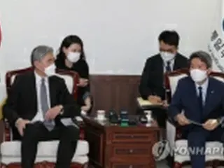 米特別代表が韓国統一相と朝鮮半島情勢など協議　南北協力へ支持表明