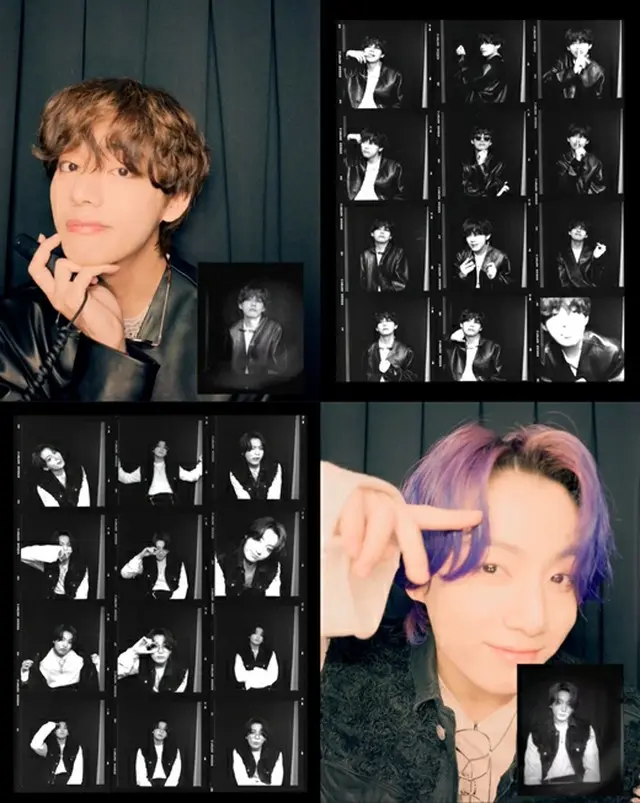 「BTS（防弾少年団）」、新しいコンテンツを公開…V、ジョングク、フォトブースで魅力発散（画像提供:wowkorea）