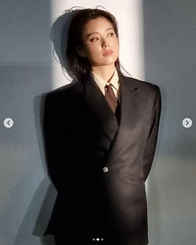 女優ハン・ヒョジュ、マニッシュのお手本...スーツを着て誇るカリスマ（画像提供:wowkorea）