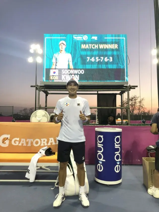 ＜男子テニス＞クォン・スンウ、世界ランキング71位に浮上＝前週から6ランクアップ（画像提供:wowkorea）