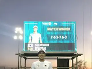 ＜男子テニス＞クォン・スンウ、世界ランキング71位に浮上＝前週から6ランクアップ