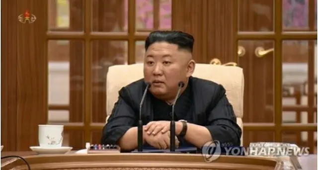 金正恩氏（朝鮮中央テレビの画面より）＝（聯合ニュース）≪転載・転用禁止≫