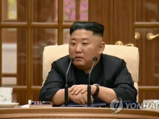 金正恩氏（朝鮮中央テレビの画面より）＝（聯合ニュース）≪転載・転用禁止≫
