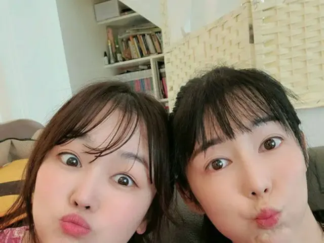 歌手チョン・ミエがサユリのおむつギフトに喜びを表わした。（画像提供:Mydaily）
