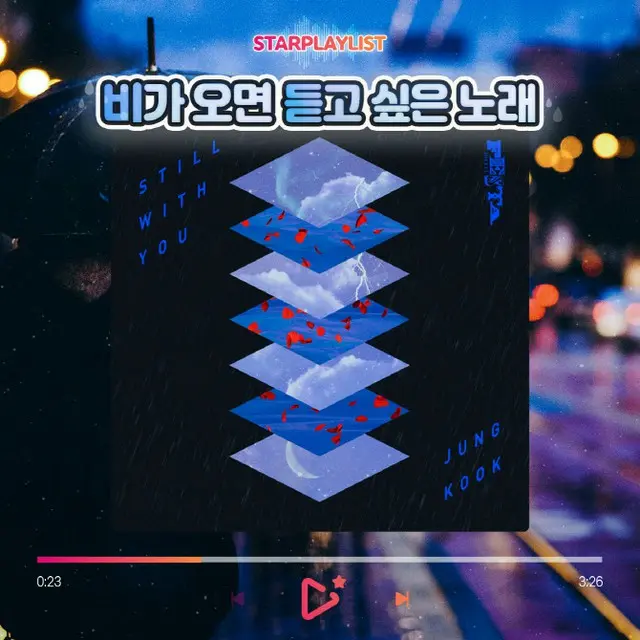 JUNG KOOK（BTS）の自作曲「Still With You」、”雨の日に聴きたい曲”1位に（画像提供:wowkorea）