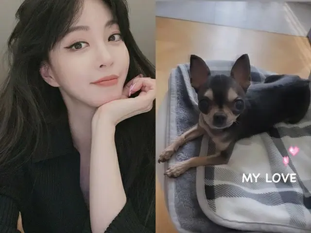 女優ハン・イェスル、可愛らしい愛犬との2ショットを公開（画像提供:wowkorea）