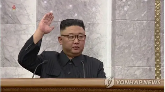 金正恩氏（朝鮮中央テレビの画面より）＝（聯合ニュース）≪転載・転用禁止≫