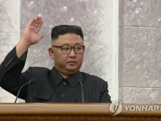 金正恩氏（朝鮮中央テレビの画面より）＝（聯合ニュース）≪転載・転用禁止≫