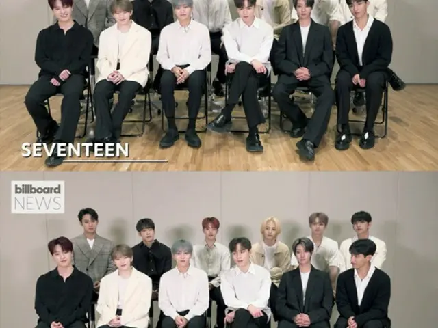 韓国ボーイズグループ「SEVENTEEN」が、次の目標は米ビルボード「HOT100」ランクインと明かした。（画像提供:wowkorea）