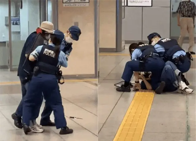 刃物（18センチ）を持った男に立ち向かう「日本の女性警官」が韓国でも話題に…「K警察も見て学ぶべき」との声（画像提供:wowkorea）