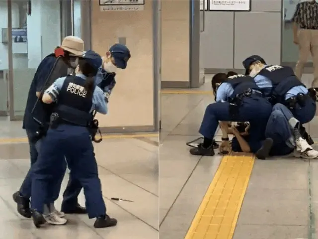 刃物（18センチ）を持った男に立ち向かう「日本の女性警官」が韓国でも話題に…「K警察も見て学ぶべき」との声（画像提供:wowkorea）