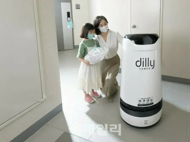 ロボットが出前を1階で受け取り玄関まで配達、韓国で配達の民族が「ディリータワー」サービス開始（画像提供:wowkorea）