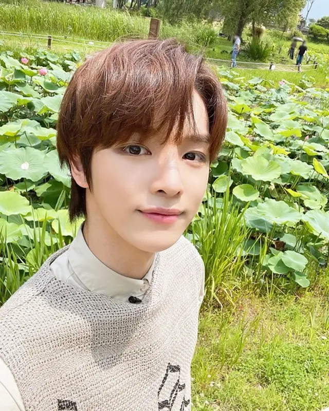 グループ「NCT」メンバーソンチャンが彫刻のような容貌を自慢した。（画像提供:Mydaily）