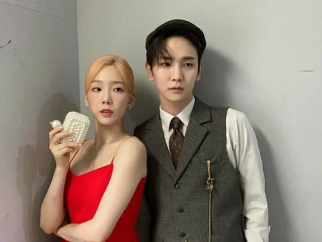 テヨン（少女時代）とキー（SHINee）の2ショットが公開された。（画像提供:wowkorea）
