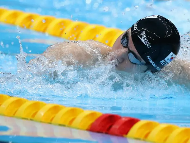 ”韓国競泳界のホープ”ファン・ソンウ、200M自由形「決勝進出」を決めた（画像提供:wowkorea）