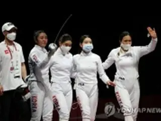 フェンシング女子エペ団体　韓国が銀＝東京五輪