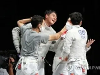 東京五輪　フェンシング男子サーブル団体で韓国が２連覇