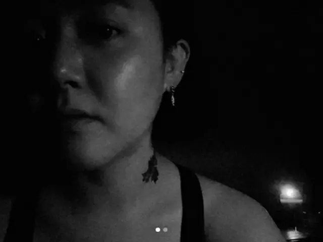 女優ムン・グニョン、首と腕にタトゥーをつけて180度違った雰囲気（画像提供:wowkorea）