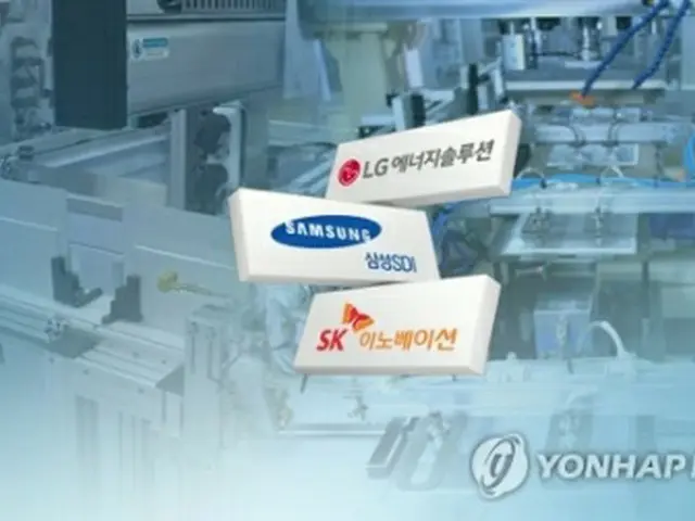 ＥＶ用バッテリー市場の韓国３社のシェアは昨年と同水準を維持した＝（聯合ニュースＴＶ）