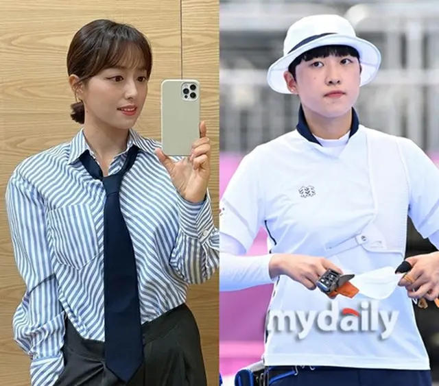 イム・ヒョンジュMBCアナウンサー、韓国アーチェリー・安山の3冠を祝福=“誰が何と言おうとカッコいい”（画像提供:wowkorea）