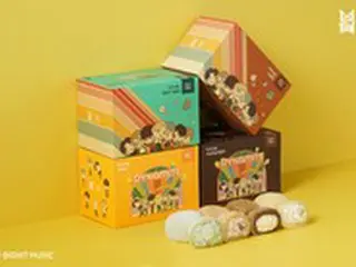 「青年餅屋」、「BTS」のキャラクター「TinyTAN」とコラボした「TinyTANクリーム餅」発売＝韓国