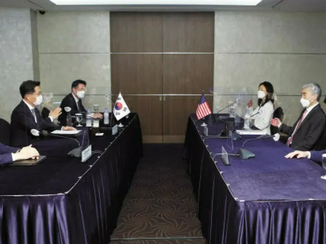 ことし6月に開催された「米韓北核首席代表協議」（画像提供:wowkorea）