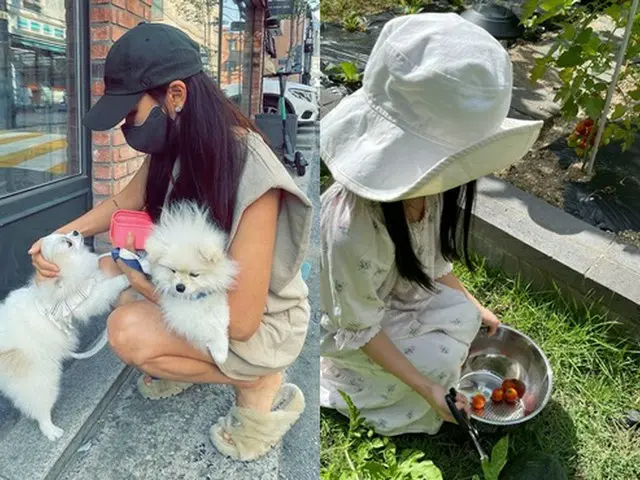 女優コ・ソヨンが娘ユンソルちゃんの近況を公開した。（画像提供:wowkorea）