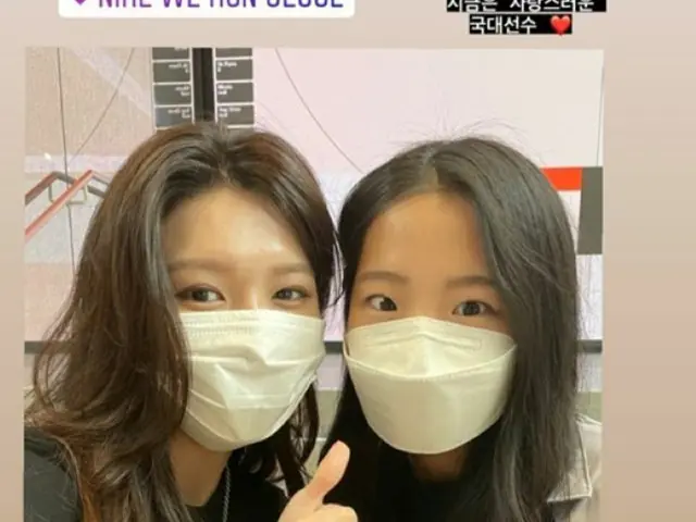 “姉妹みたい?!　”スヨン（少女時代）、女子卓球韓国代表のシン・ユビン選手と対面…バラエティ番組での共演が縁（画像提供:wowkorea）