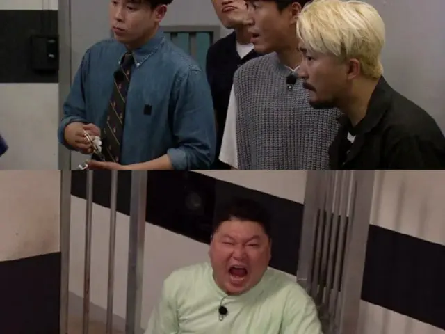 tvN「大脱出4」のメンバーたちが暗闇の中でゾンビの群れと出くわす。（画像提供:wowkorea）