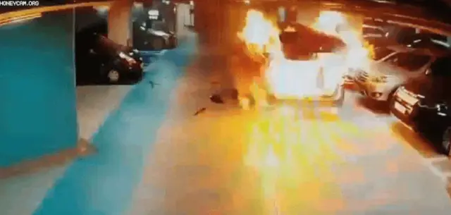車両666台が被害…「出張洗車の車両が爆発」防犯カメラ公開＝韓国（画像提供:wowkorea）