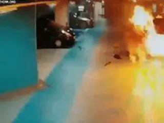 車両666台が被害…「出張洗車の車両が爆発」防犯カメラ公開＝韓国