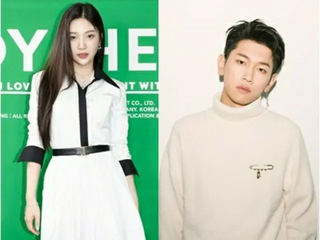 ジョイさん（左）とCrushさん（各所属事務所提供）＝（聯合ニュース）≪転載・転用禁止≫