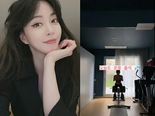 女優ハン・イェスル、48kgのスレンダーボディでも地道にトレーニング…「今日も運動出席」（画像提供:wowkorea）