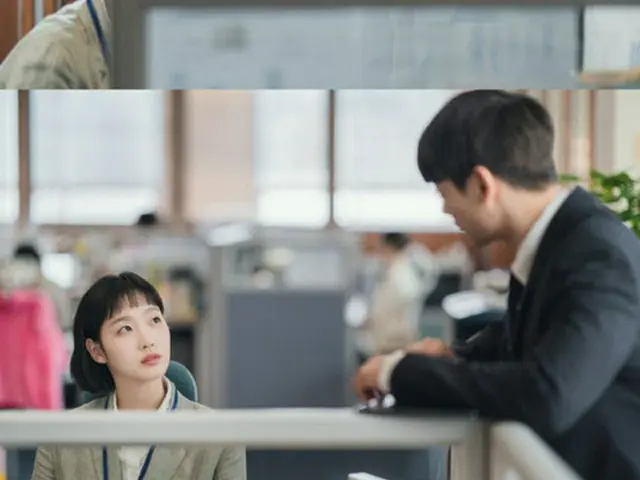 ドラマ「ユミの細胞たち」キム・ゴウン、職場の後輩ミンホに向けた胸キュン視線