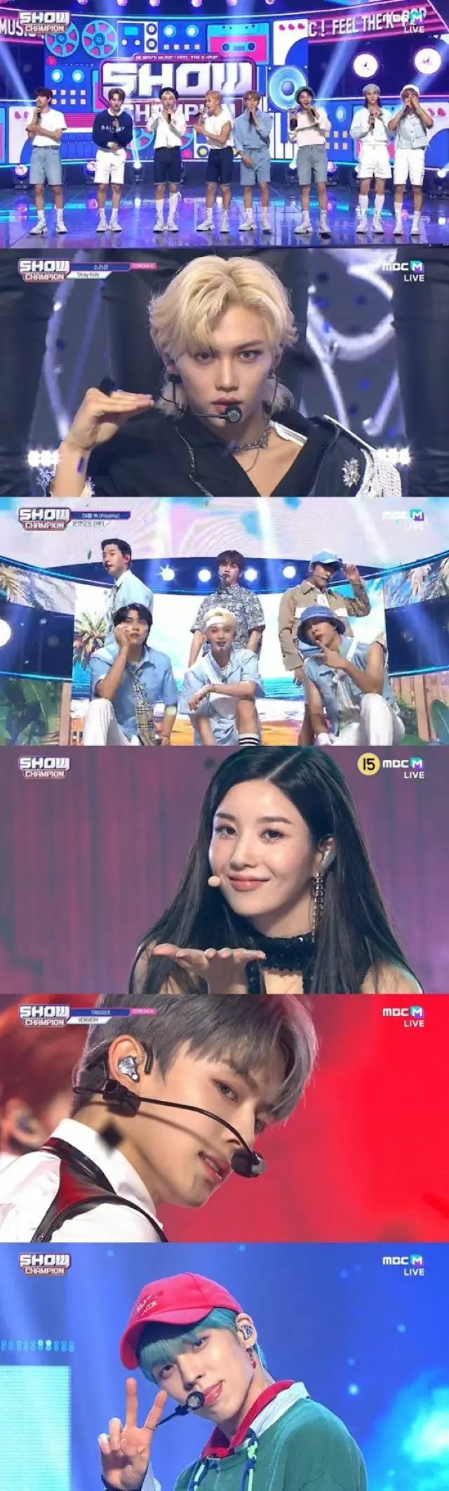 「Stray Kids」、新曲「Thunderous」が初の1位獲得で「STAY、遠くから見守ってくれてありがとう」…「SHOW CHAMPION」（画像提供:wowkorea）