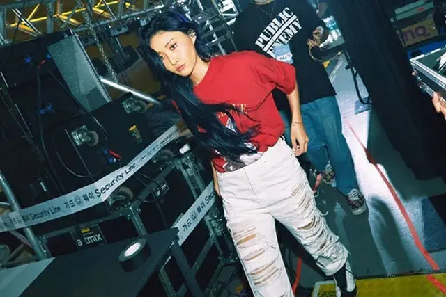 歌手ファサがHIPなスタイリングを披露した。（画像提供:Mydaily）