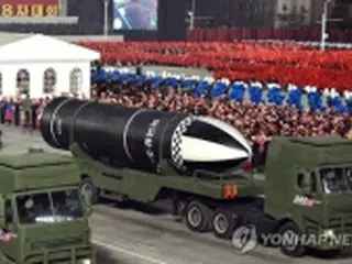 北朝鮮　軍事パレード準備か＝平壌の飛行場に１万人集結
