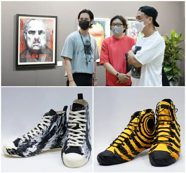 俳優で画家のパク・ギウン、AGEと絵画コラボ作業契約を締結（画像提供:wowkorea）