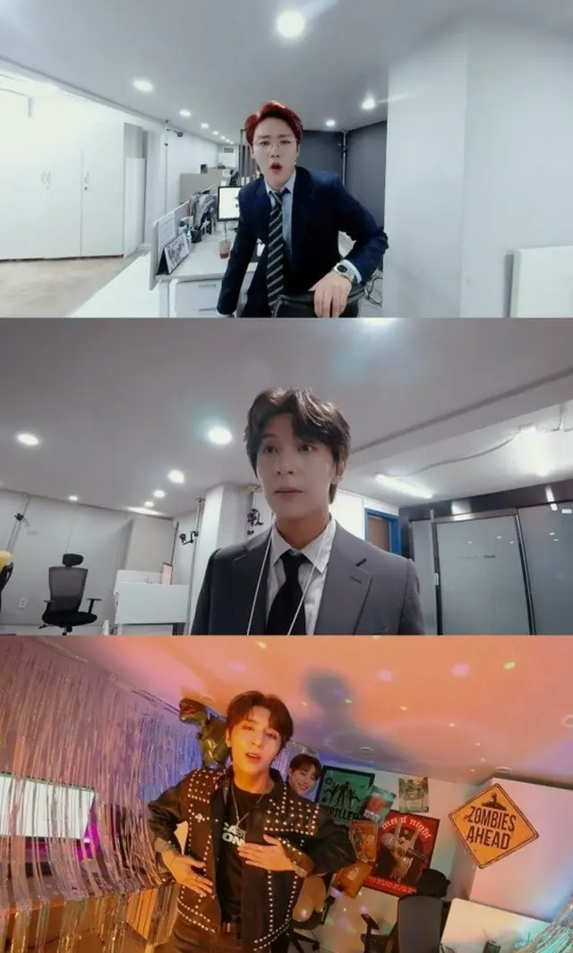「Golden Child」のYとジャンジュンのユニット曲「POPPIN’」のミュージックビデオティーザーが公開された。（画像提供:wowkorea）