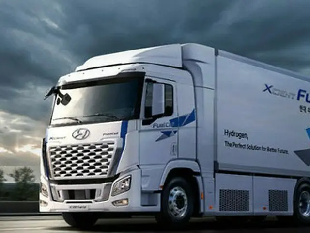 水素燃料電池トラック「エクシェント」（画像提供:wowkorea）