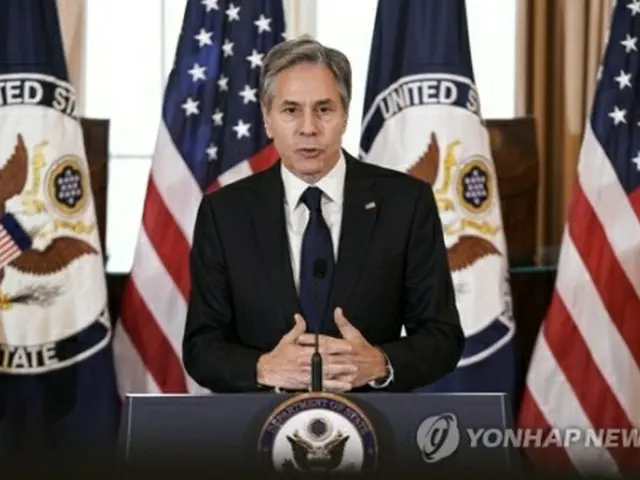 米国務省は7月、各国の人身売買に関する状況をまとめた年次報告書を発表した。報告書の公表に合わせて会見したブリンケン国務長官（資料写真）＝（AP＝聯合ニュース）