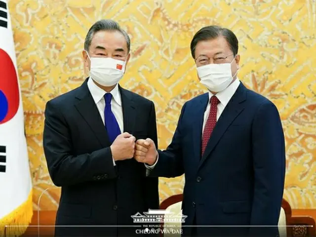 「北京冬季五輪、南北関係改善の転機に」文大統領が王毅外相に”アピール”（画像提供:wowkorea）
