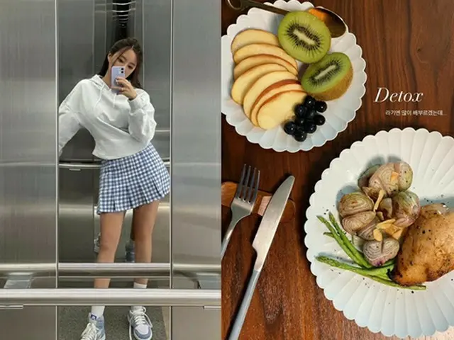 グループ「T-ara」出身ヒョミンが食事を公開した。（画像提供:Mydaily）